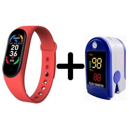 Умные часы BandRate Smart BRSM66BR-SET2 с пульсометром пультом ДУ мониторингом сна 365000₽