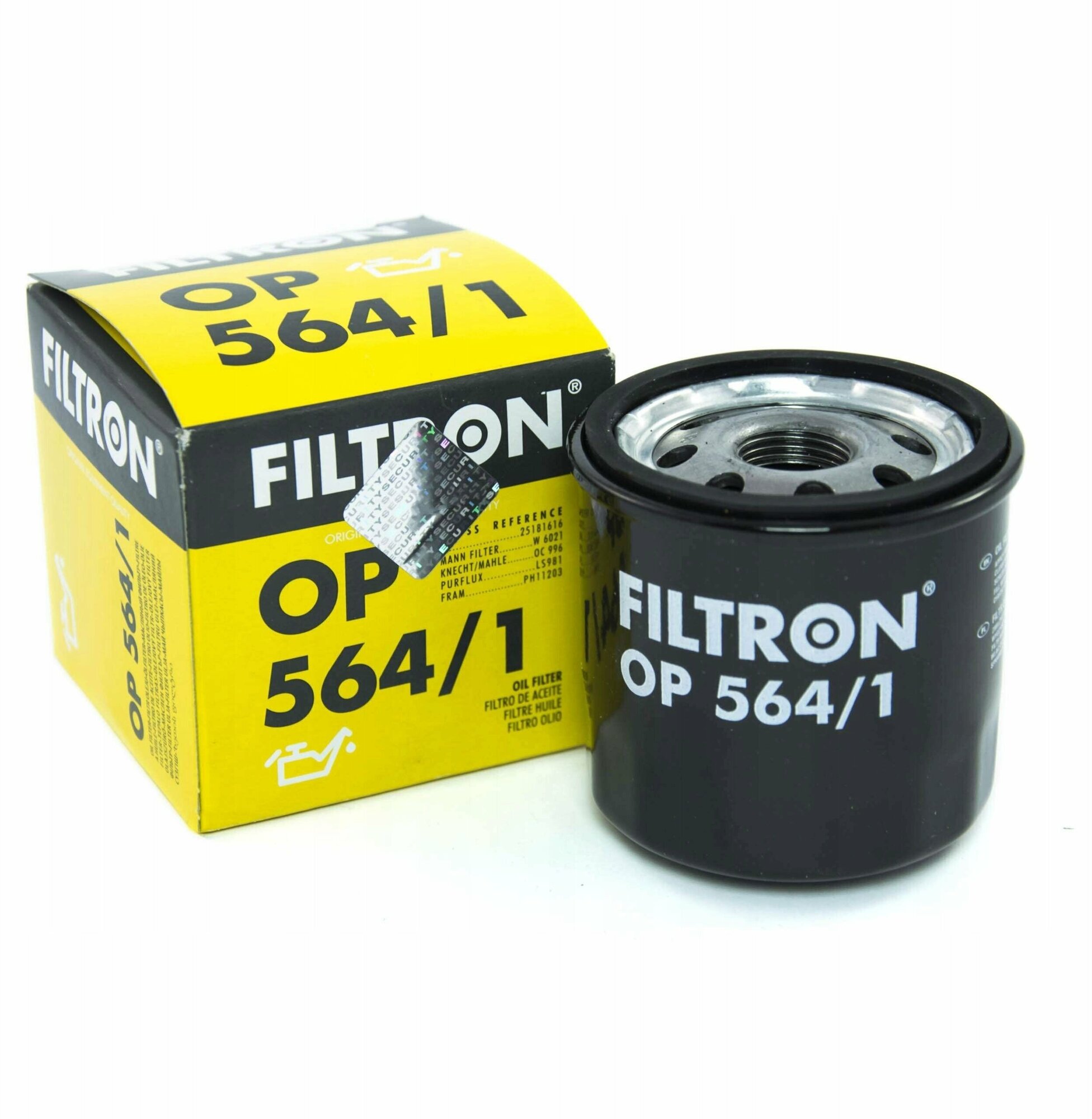 Фильтр масляный OP5641 FILTRON для Chevrolet Cobalt Spark Aveo Daewoo Gentra