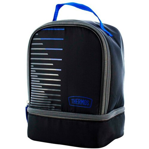 biostal сумка холодильник tc 20b 20 л синий 0 63 кг 20 см 36 см 30 см Сумка-холодильник Thermos Lunch Kit 4л черный/синий (765659)