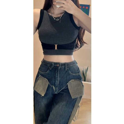 Топ Top Moda, хлопок, дышащий материал, стрейч, размер 40-46, белый