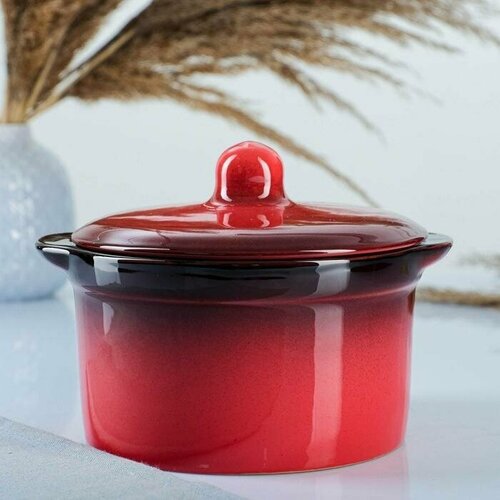 Кастрюля 2 1л 15х13см красный 1474₽