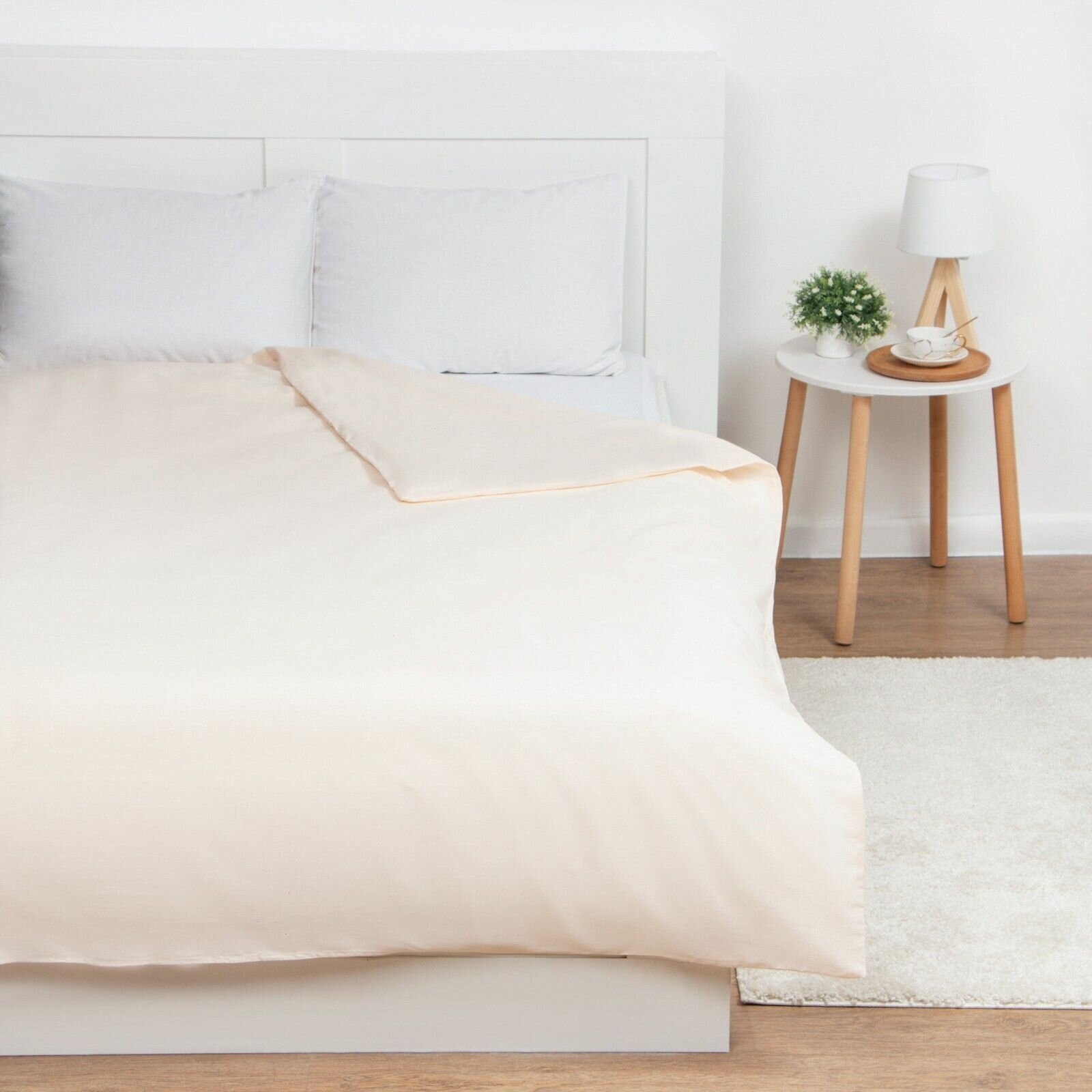 фото Пододеяльник Этель 200х215, цвет молочный, 100% хлопок, бязь 125г/м2