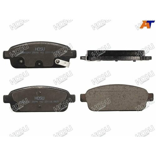 Колодки тормозные зад CHEVROLET CRUZE 1/6/1/8 09-