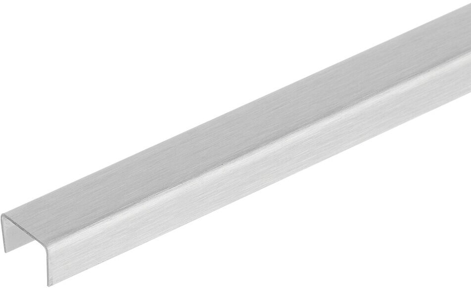Профиль окантовочный для плитки Alprofi ПП 15НСП.2700.001 270 см нержавеющая сталь цвет серый - фото №1