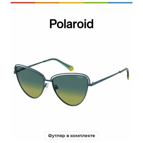 Солнцезащитные очки Polaroid Polaroid PLD 4094/S 1ED Z7 PLD 4094/S 1ED Z7, зеленый солнцезащитные очки polaroid 6176 s 1ed