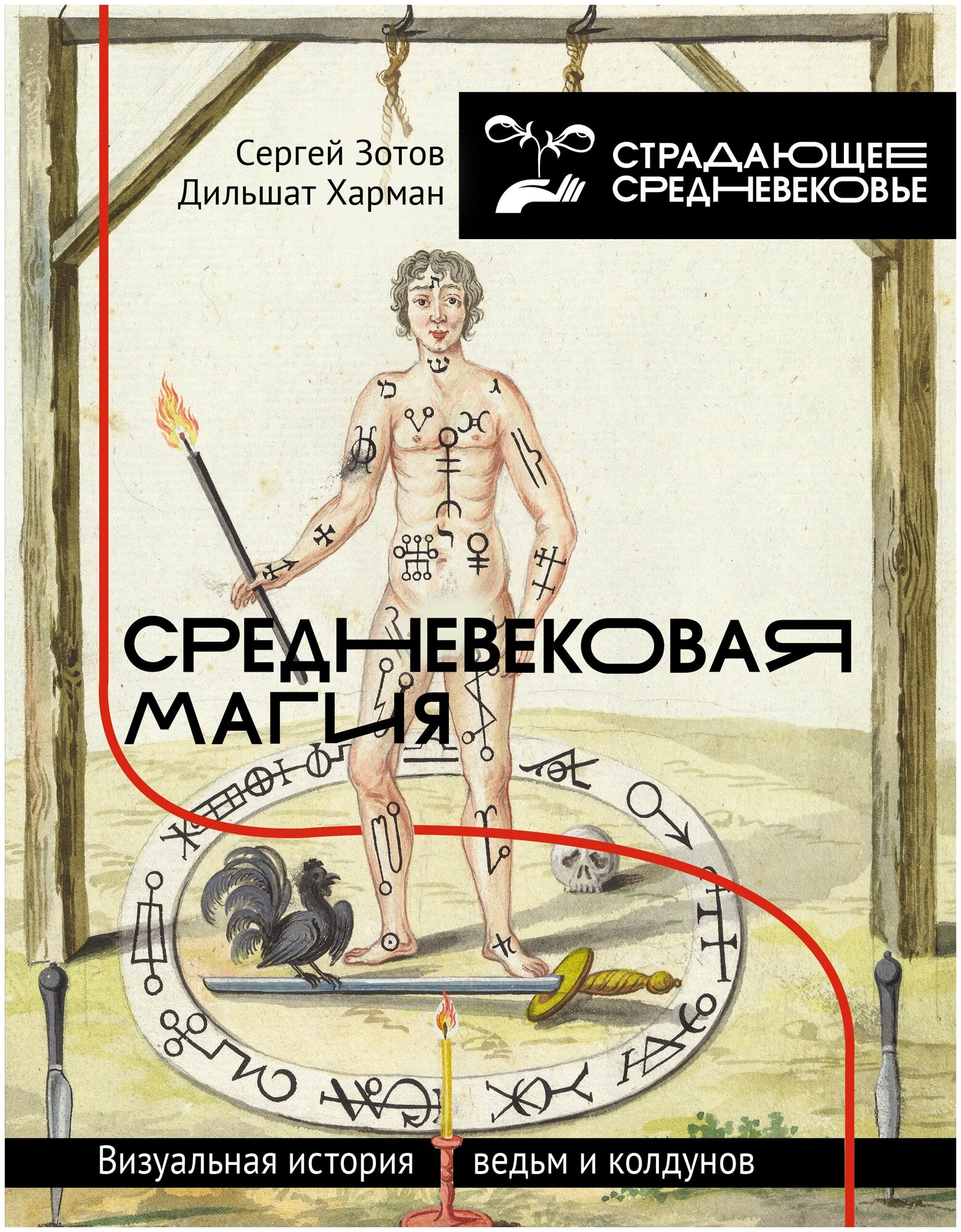 Средневековая магия. Визуальная история ведьм и колдунов Зотов С. О, Харман Д. Д.