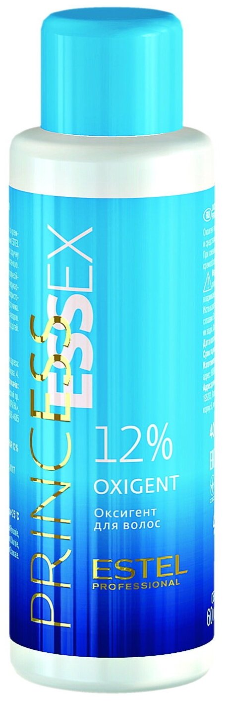 Оксигент ESTEL для волос 12% ESTEL PRINCESS ESSEX, 60 мл