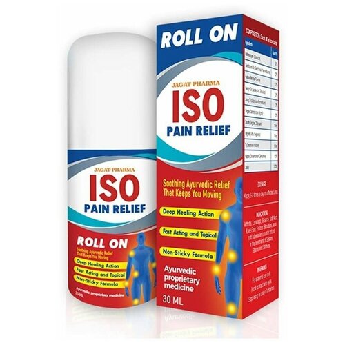 ISO Pain Relief/ИСО, стик роликовый, против боли, 30 мл