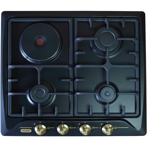 Комбинированная варочная поверхность FALKEN HC-608-2 RETRO BLACK 1799000₽