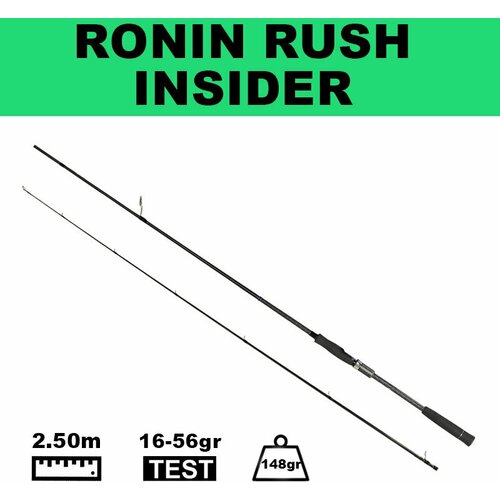 фото Универсальный джиговый спиннинг ronin rush insider 822h 2.50m, 16 - 56gr