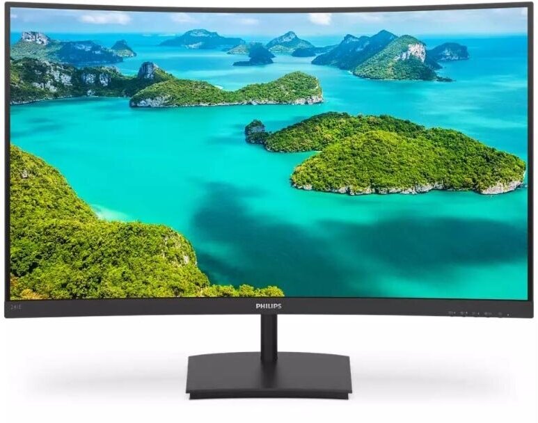 Монитор 24" Philips 241E1SC(00/01) черный VA 1920x1080 250 cd/m^2 4 ms VGA HDMI