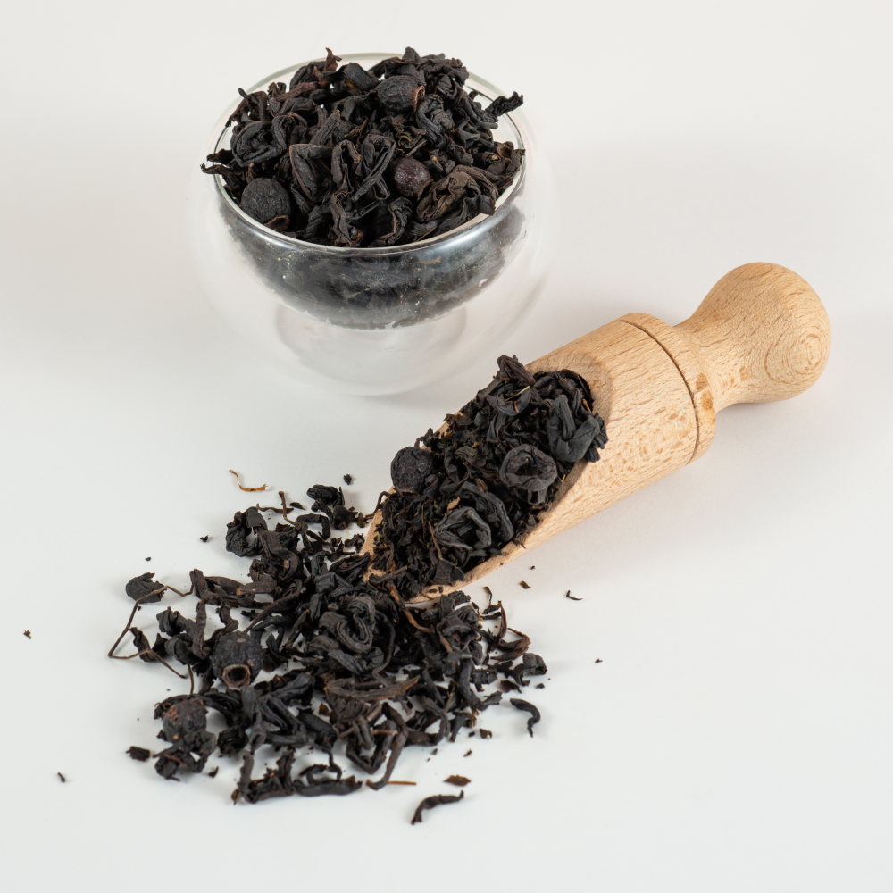 Чай Иван-чай ферментированный с лесной малиной Предгорья Белухи / Smart Bee, 100 гр - фотография № 2