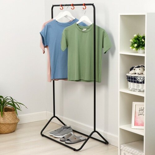 Стойка для одежды Радуга 82542150 см цвет чёрный 3094₽