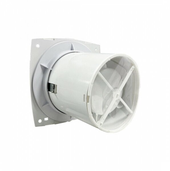 Вентилятор вытяжной бесшумный для ванной/туалета/кухни BETTOSERB с обратным клапаном, c накладкой белая под плитку - фотография № 5