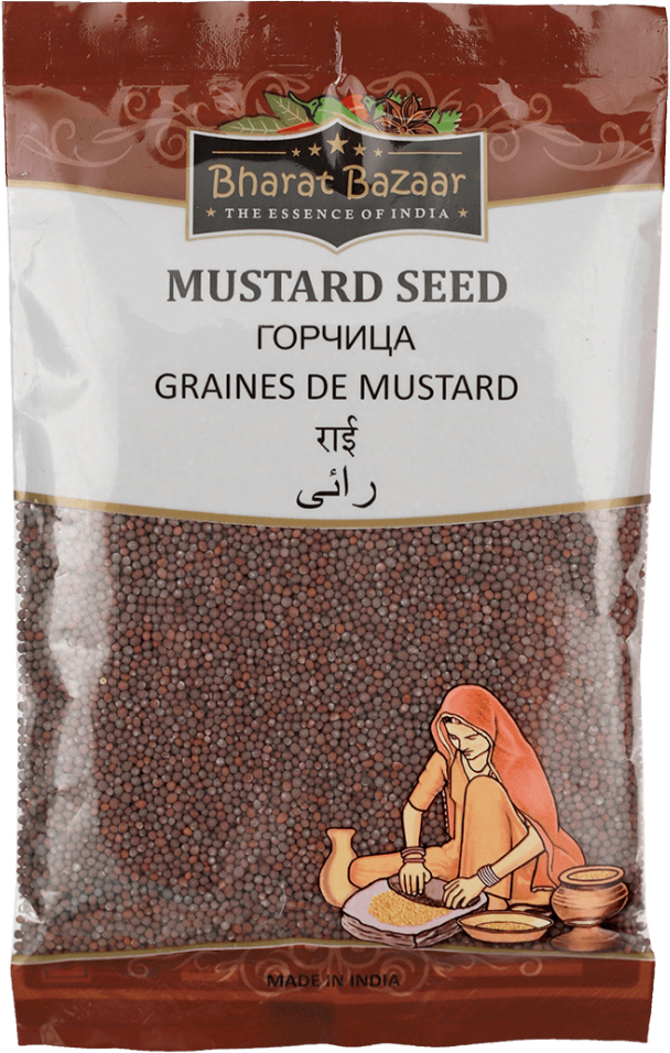 Bharat BAZAAR Mustard seeds Семена горчицы, 100 г