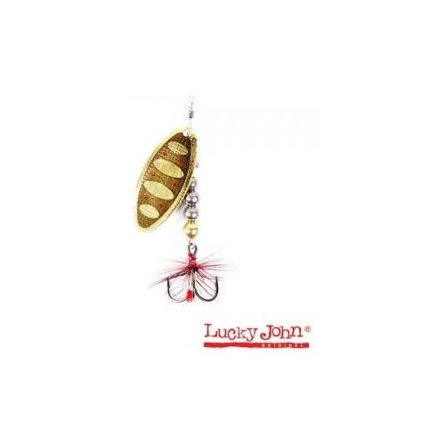 застежки lucky john crosslock 001 10шт Блесна Вращающаяся Lucky John Shelt Blade 03 12Г 001