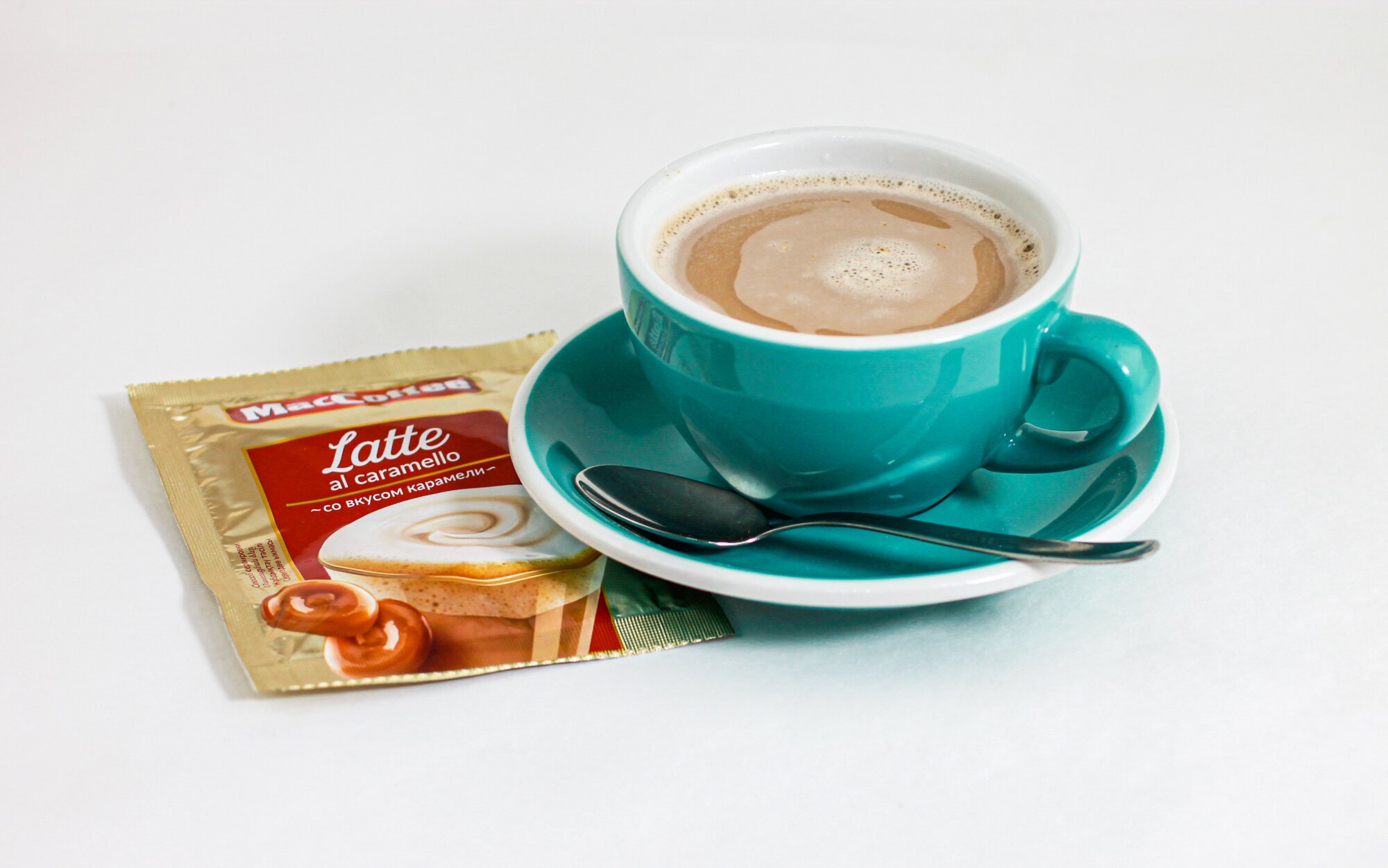 Напиток кофейный MacCoffee Latte al caramello 3в1 110u - фото №6