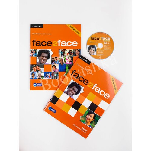 Комплект Face2face Starter. Students book+Workbook+CD
