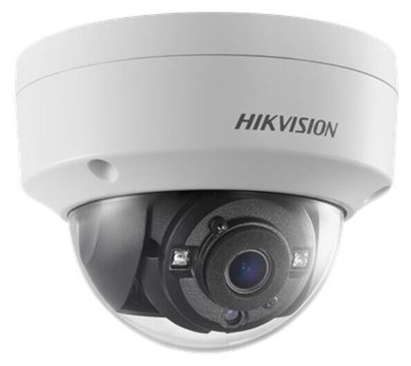 5Мп уличная купольная HD-TVI камера Камера видеонаблюдения HD-TVI уличная Hikvision DS-2CE57H8T-VPITF (2.8mm) - фото №1