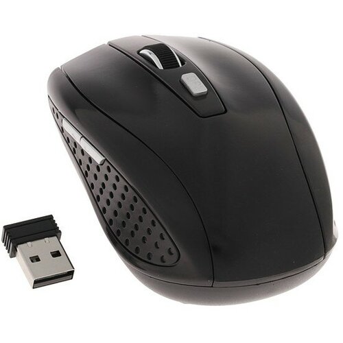 Мышь LuazON MB-11 беспроводная оптическая 3200 dpi от 2 батареек USB чёрная 93300₽