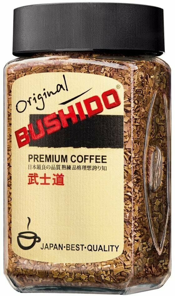 Кофе растворимый Bushido Original 100г 2шт