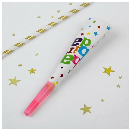 фото Дудка-гудок "с днём рождения" набор 6 штук 3911097 страна карнавалия