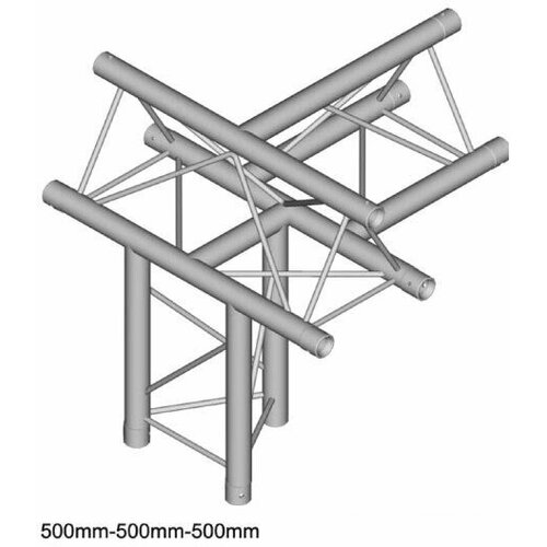 Dura Truss DT 23 T43-UTD узел стыковочный четырехлучевой - 90°, длина сторон 50 см