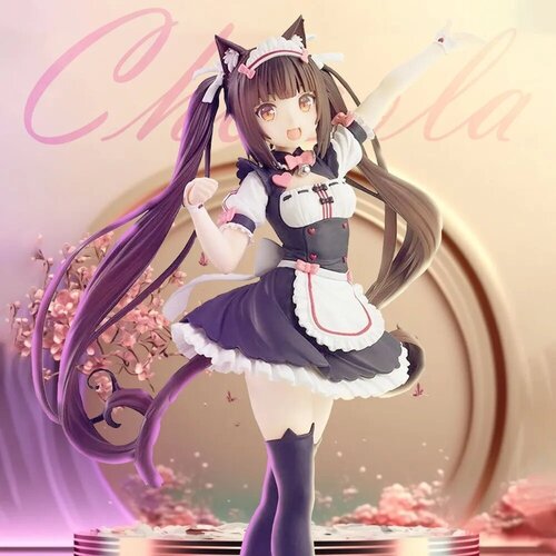 Аниме фигурка Nekopara: Chocola / Pop Up Parade 20 см in stock 2021 24cm anime figure nekopara parade vanilla chocola pvc action vanilla chocola collectible model doll toys for kids