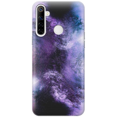 фото Re:pa накладка transparent для realme 5 / 6i / c3 с принтом "космическое свечение"