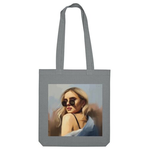 фото Сумка шоппер us basic, серый