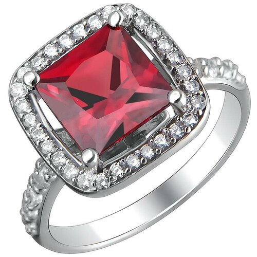 фото Эстет кольцо с фианитами из серебра 01к2511634-2, размер 19