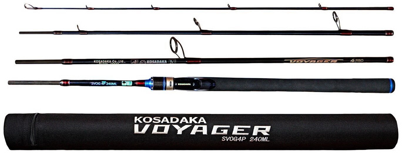 Спиннинг Kosadaka VOYAGER 4Pro 2.10/3-17 тубус 4 секции