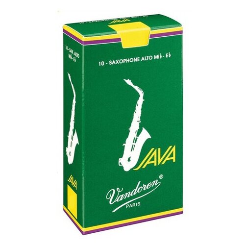 Vandoren SR2615 JAVA Трости для саксофона альт №1,5 (10шт) sr262 java трости для саксофона альт 2 10шт vandoren