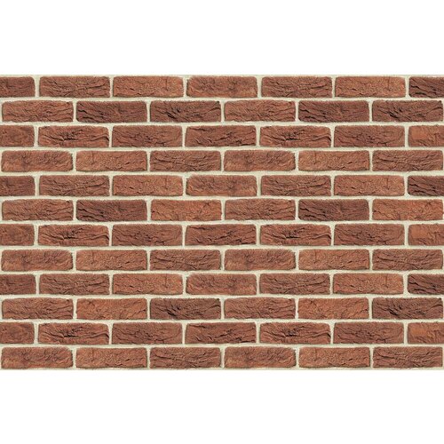 Плита фаспан Красный (Терракот) №1002 Горизонталь 8мм, (1200х800) Pech pro