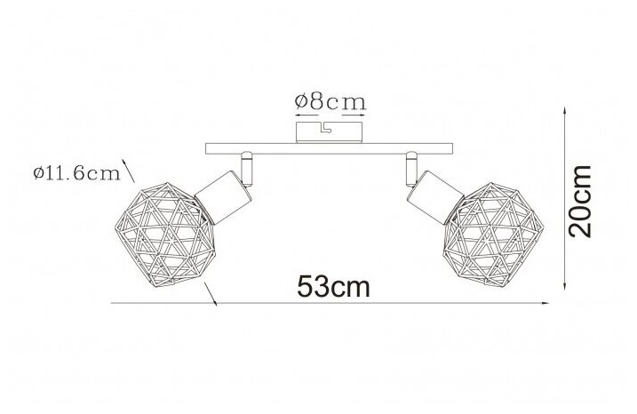 Спот Arte Lamp SOSPIRO A6141AP-2WH - фотография № 5