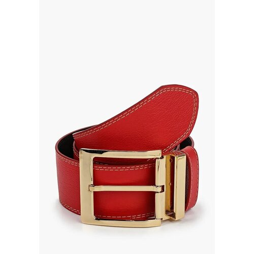 фото Ремень olio rosti, натуральная кожа, для женщин, длина 100 см., красный