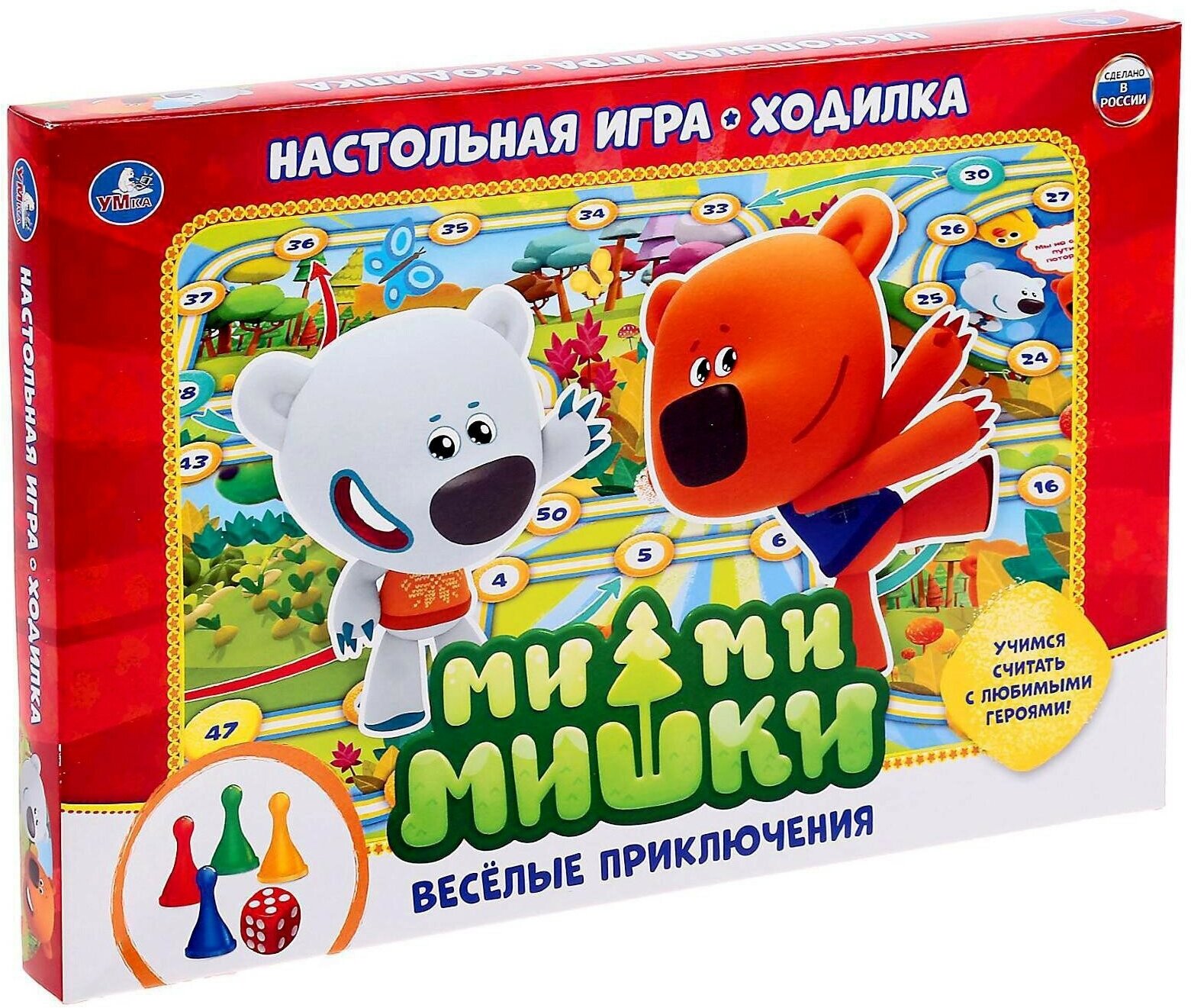 Настольная игра-ходилка «Ми-Ми-Мишки. Веселые приключения»