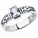 Кольцо из серебра с фианитом 95-110-00938-1 16.5
