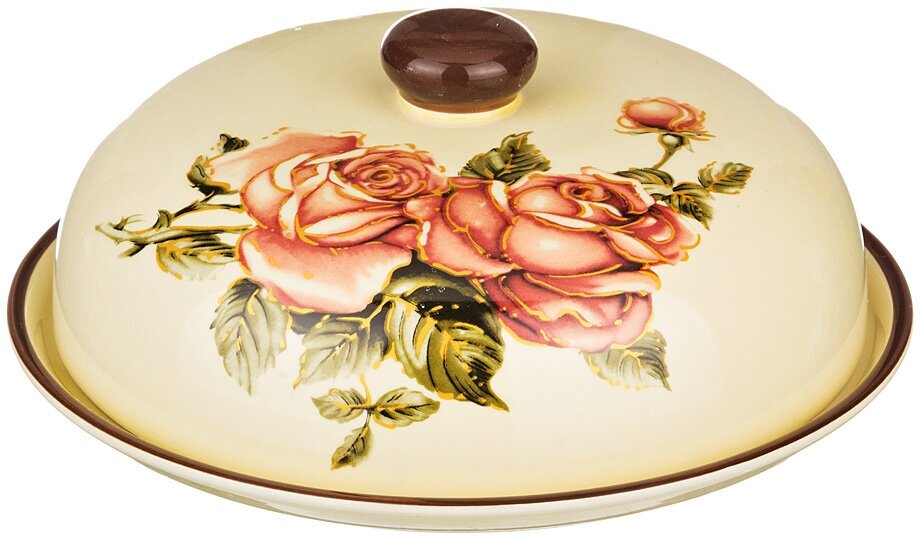 фото Agness Блюдо для блинов Корейская роза 358-466