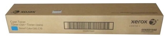 XEROX 006R01660 Тонер-картридж голубой (34K) XEROX Color С60/C70