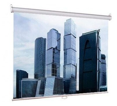 Настенный экран Lumien Eco Picture 160х160 см Matte White , восьмигранный корпус, возможность потолочн./настенного крепления [LEP-100105]