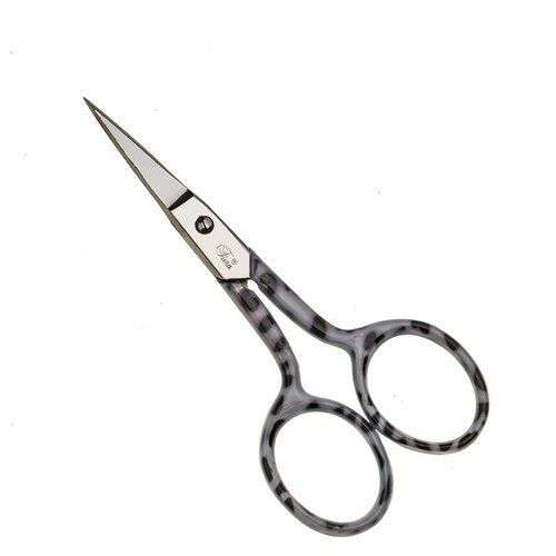 фото Fiera, ножницы маникюрные для ногтей ручная заточка цветные ручки (долматинец), f-705-3-sh