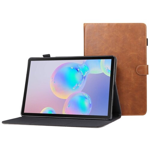 фото Чехол-книжка mypads для huawei matepad pro 5g lte 10.8 с визитницей из качественной импортной кожи ретро коричневый