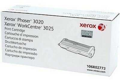 Тонер-картридж XEROX 106R02773 Phaser 3020/WC 3025 1.500 страниц