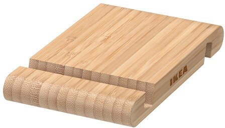 Подставка для телефона смартфона/планшета бергенес икеа (BERGENES IKEA), 13x18 см, бамбук