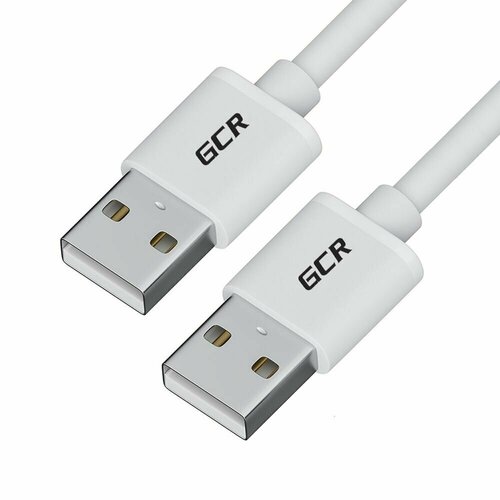Кабель USB 50 см GCR морозостойкий провод usb для быстрой передачи данных ПК ноутбуков Macbook кабель юсб белый