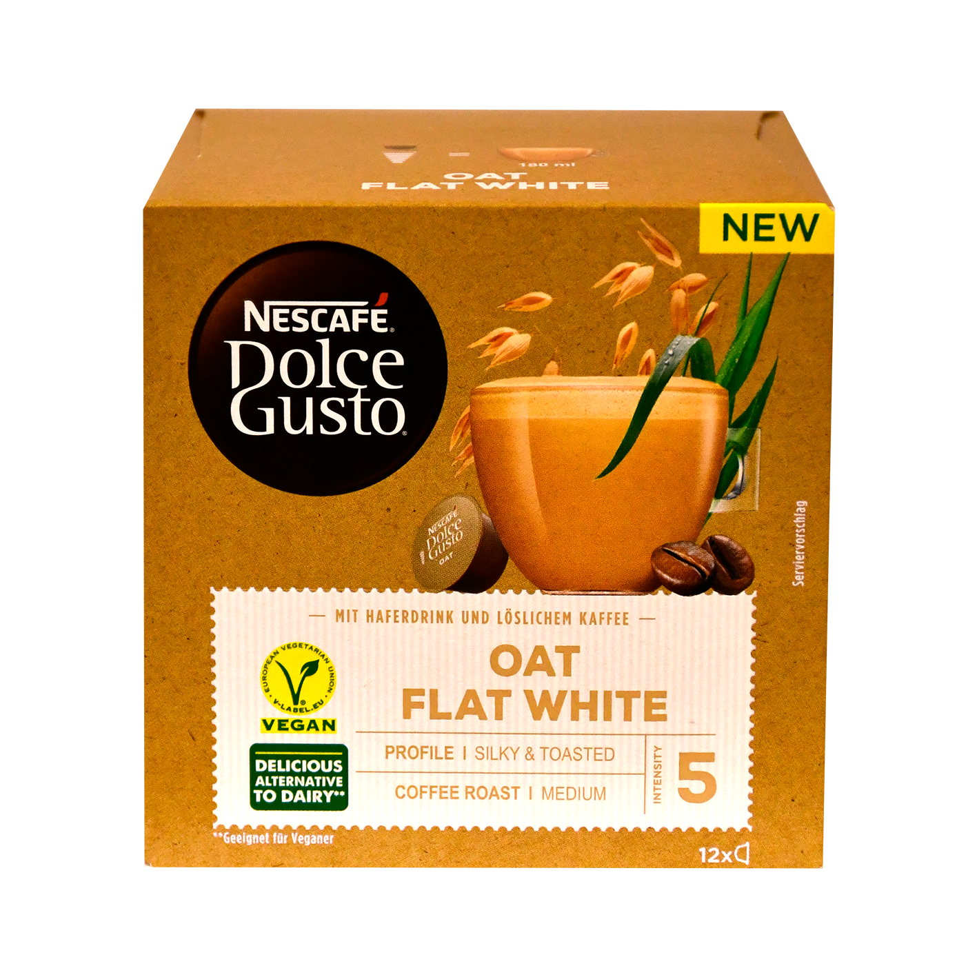 Капсулы для кофе Nescafe Dolce Gusto VEGAN OAT FLAT WHITE (12 капсул) - фотография № 9