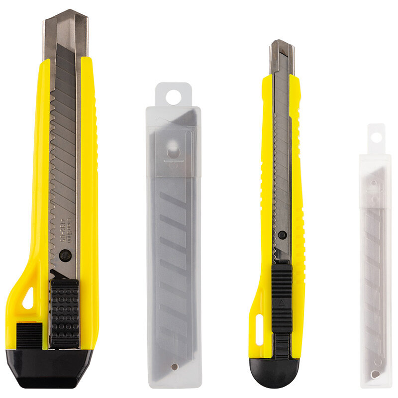 Набор инструментов нож технический 9 мм + нож технический 18 мм+ запасные лезвия 12 предметов