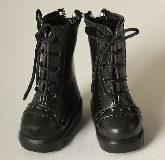 Iplehouse Boots IHS_SS011(Сапожки на шнуровке черные для кукол Иплхаус 26 см, 35 см)
