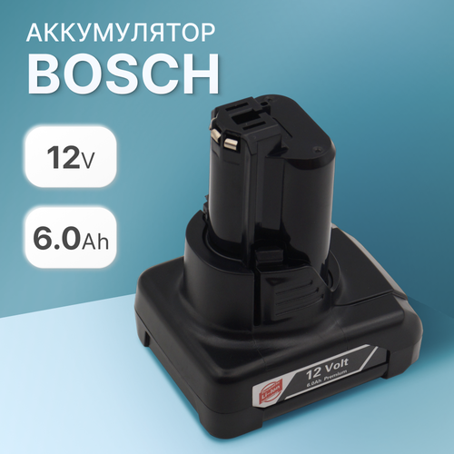 аккумулятор для шуруповерта bosch gba 12v 6 0ah 1600a00x7h Аккумулятор для Bosch GBA 12V 6.0 Ah 1600A00X7H